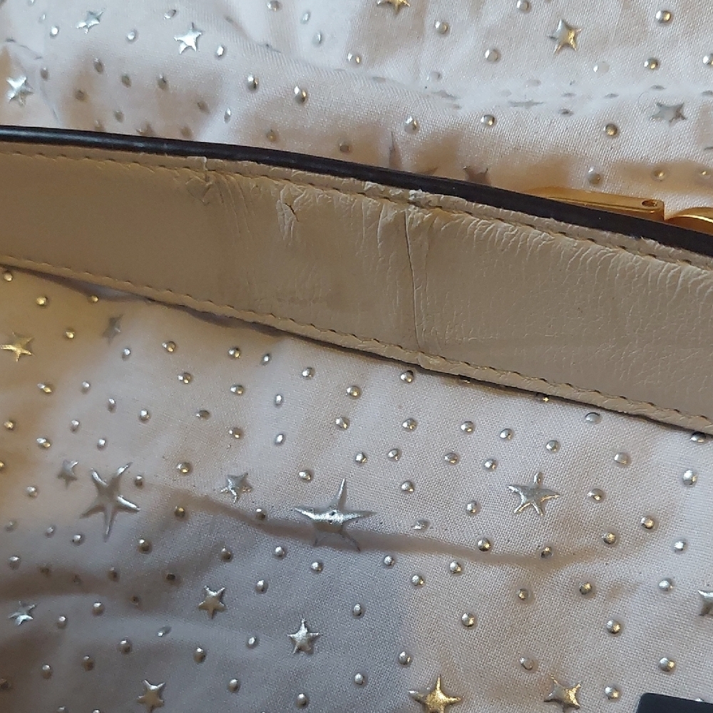 Donna Karan Bellmore Extra Large Hobo with Bezel Strap - Brilliant White - Picture 2 of 10